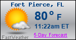 Weather Forecast for Fort Pierce, FL