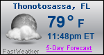 Weather Forecast for Thonotosassa, FL