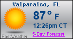 Weather Forecast for Valparaiso, FL