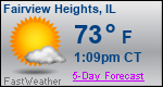 Weather Forecast for Fairview Heights, IL