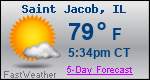 Weather Forecast for Saint Jacob, IL