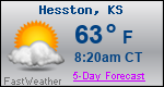 Weather Forecast for Hesston, KS