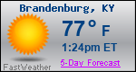 Weather Forecast for Brandenburg, KY