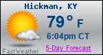 Weather Forecast for Hickman, KY