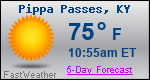 Weather Forecast for Pippa Passes, KY
