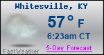 Weather Forecast for Whitesville, KY