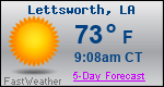 Weather Forecast for Lettsworth, LA