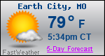 Weather Forecast for Earth City, MO