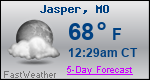 Weather Forecast for Jasper, MO