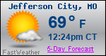 Weather Forecast for Jefferson City, MO