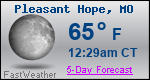 Weather Forecast for Pleasant Hope, MO