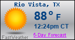 Weather Forecast for Rio Vista, TX