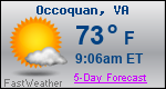 Weather Forecast for Occoquan, VA