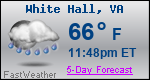 Weather Forecast for White Hall, VA