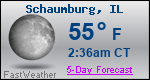 Weather Forecast for Schaumburg, IL