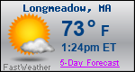 Weather Forecast for Longmeadow, MA