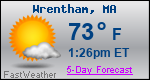 Weather Forecast for Wrentham, MA