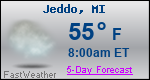 Weather Forecast for Jeddo, MI