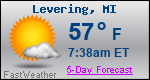 Weather Forecast for Levering, MI