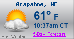 Weather Forecast for Arapahoe, NE