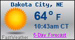 Weather Forecast for Dakota City, NE