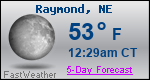 Weather Forecast for Raymond, NE