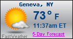 Weather Forecast for Geneva, NY
