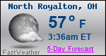 Weather Forecast for North Royalton, OH