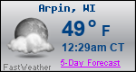 Weather Forecast for Arpin, WI