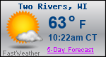 Weather Forecast for Two Rivers, WI