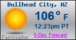 Weather Forecast for Bullhead City, AZ