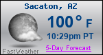 Weather Forecast for Sacaton, AZ