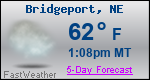 Weather Forecast for Bridgeport, NE
