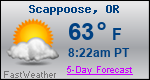 Weather Forecast for Scappoose, OR