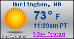 Weather Forecast for Burlington, WA