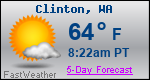 Weather Forecast for Clinton, WA