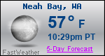 Weather Forecast for Neah Bay, WA