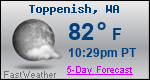 Weather Forecast for Toppenish, WA
