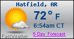 Weather Forecast for Hatfield, AR