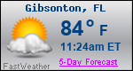 Weather Forecast for Gibsonton, FL