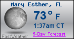 Weather Forecast for Mary Esther, FL