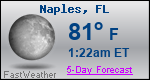 Weather Forecast for Naples, FL