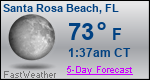 Weather Forecast for Santa Rosa Beach, FL