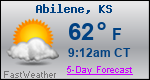 Weather Forecast for Abilene, KS