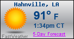 Weather Forecast for Hahnville, LA