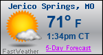 Weather Forecast for Jerico Springs, MO