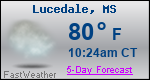 Weather Forecast for Lucedale, MS