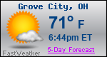 Weather Forecast for Grove City, OH