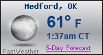 Weather Forecast for Medford, OK
