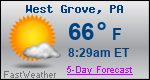 Weather Forecast for West Grove, PA